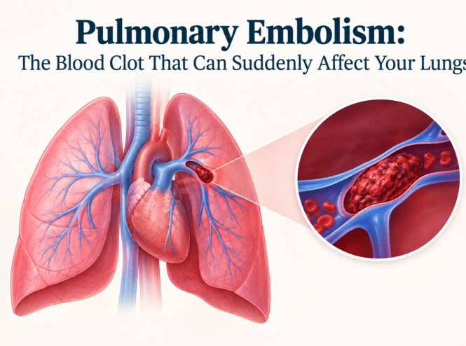Pulmonary Embolism: The Blood Clot That Can Suddenly Affect Your Lungs